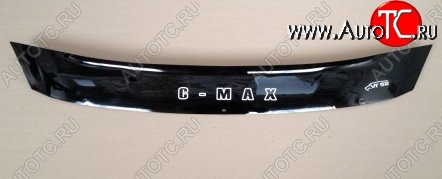 999 р. Дефлектор капота Russtal (короткая) Ford C-max Mk2 дорестайлинг (2010-2015)  с доставкой в г. Керчь