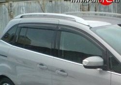Комплект дефлекторов окон (ветровиков) 4 шт. Grand Russtal Ford C-max Mk2 дорестайлинг (2010-2015)