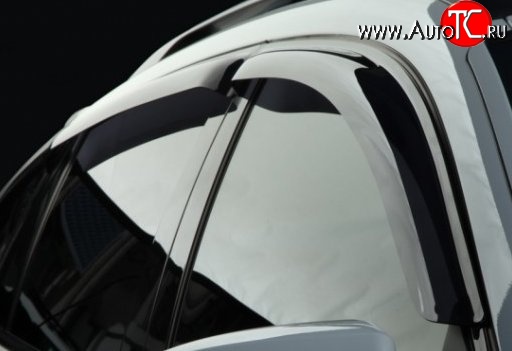 3 399 р. Комплект дефлекторов окон (ветровиков) 4 шт. SIM Ford EcoSport дорестайлинг (2013-2019)  с доставкой в г. Керчь