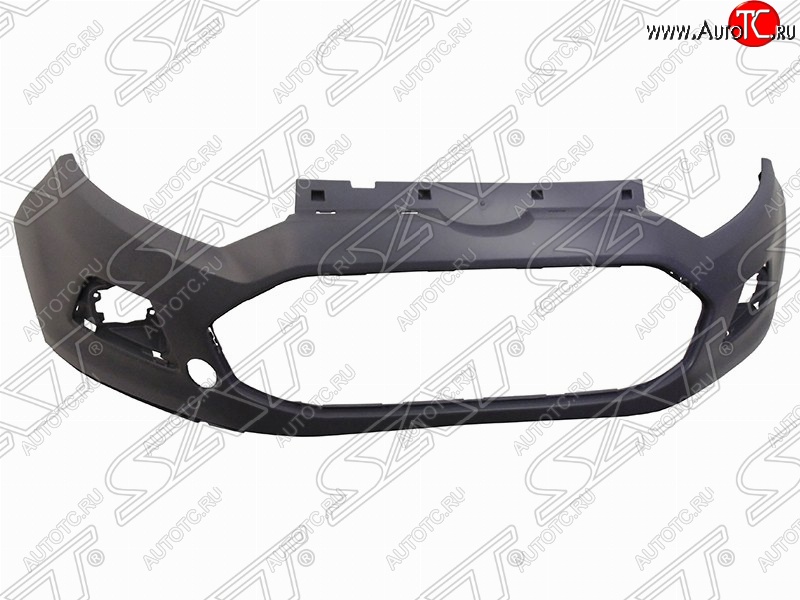 4 199 р. Передний бампер SAT Ford EcoSport дорестайлинг (2013-2019) (Неокрашенный)  с доставкой в г. Керчь