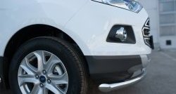 15 649 р. Одинарная защита переднего бампера диаметром 63 мм SLITKOFF  Ford EcoSport (2013-2019) дорестайлинг  с доставкой в г. Керчь. Увеличить фотографию 4