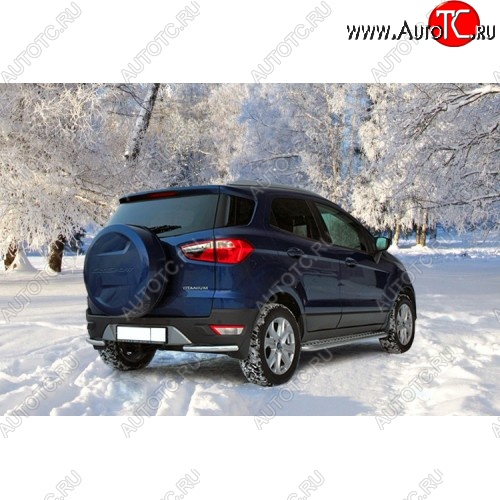 8 819 р. Защита заднего бампера уголки d42 Souz-96 Ford EcoSport дорестайлинг (2013-2019)  с доставкой в г. Керчь