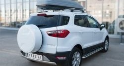 12 999 р. Защита заднего бампера (Ø75x42 мм, нержавейка) Russtal Ford EcoSport дорестайлинг (2013-2019)  с доставкой в г. Керчь. Увеличить фотографию 4