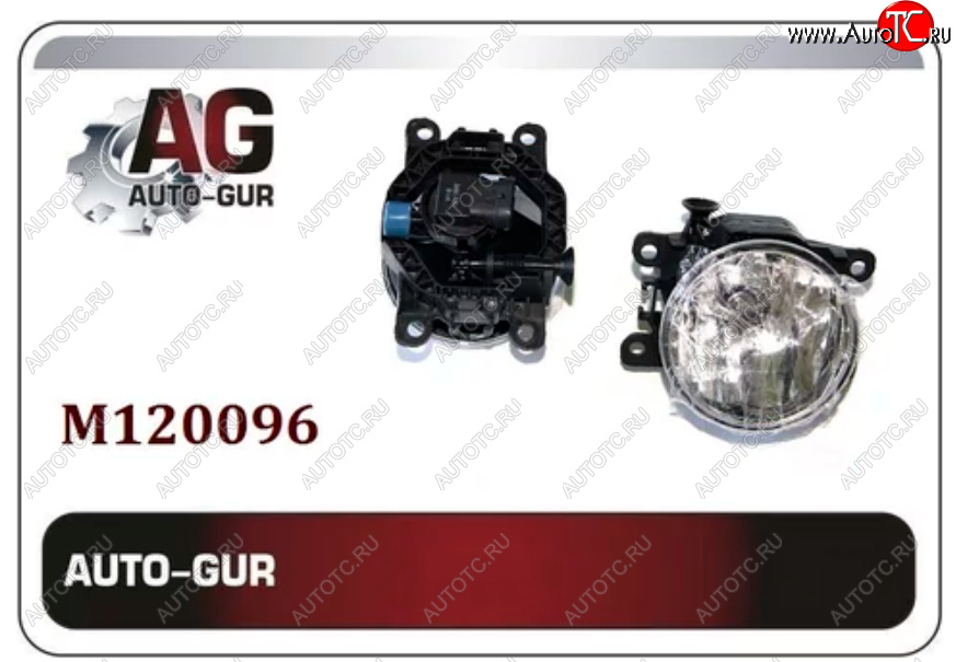 1 479 р. Противотуманные фары AUTO GUR (комплект, с лампами) Ford EcoSport дорестайлинг (2013-2019)  с доставкой в г. Керчь