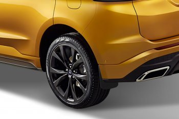 2 379 р. Брызговики Frosch (optimum, в пакете) Ford Edge U387 рестайлинг (2011-2015) (Задние)  с доставкой в г. Керчь. Увеличить фотографию 3