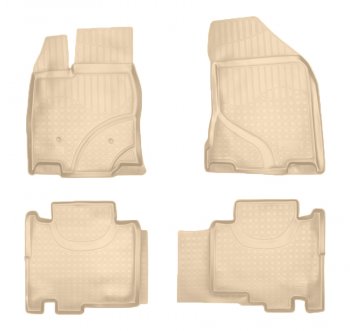 Коврики салона Norplast Unidec Ford Edge  CD539 (2015-2025) дорестайлинг, рестайлинг (Цвет: бежевый)