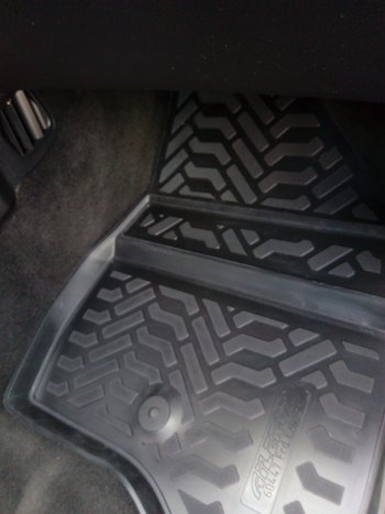 Комплект ковриков в салон Aileron 3D (с подпятником) Ford Explorer  U502 (2015-2019) 1-ый рестайлинг, 5 дв., 2-ой рестайлинг, 5 дв.
