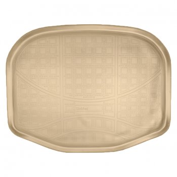 Коврик багажника Norplast Unidec (разложенный 3-й ряд) Ford Explorer  U502 (2010-2019) дорестайлинг, 1-ый рестайлинг, 5 дв., 2-ой рестайлинг, 5 дв. (Цвет: бежевый)