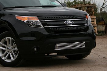 Декоративный элемент воздухозаборника Souz96 Ford Explorer U502 дорестайлинг (2010-2016)