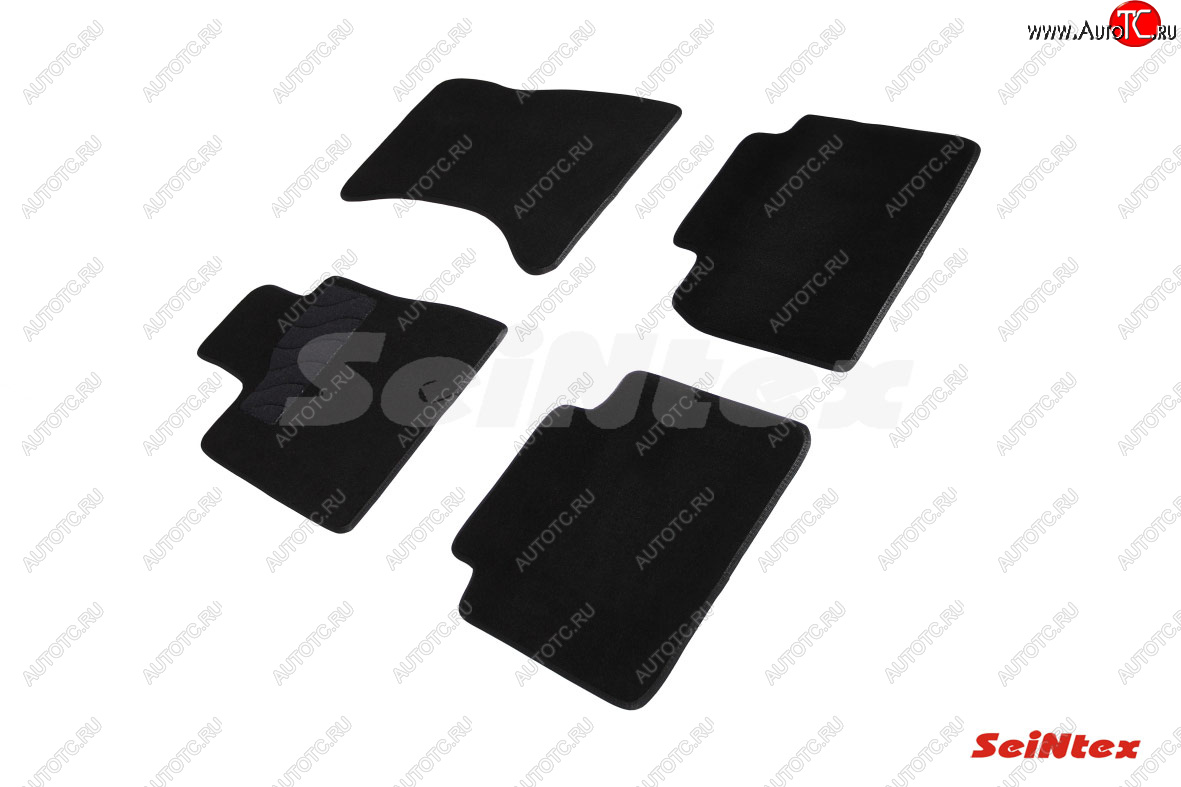 3 399 р. Текстильные коврики в салон V 10 (до V3,5) SEINTEX LUX  Ford Explorer  U502 (2010-2016) дорестайлинг  с доставкой в г. Керчь