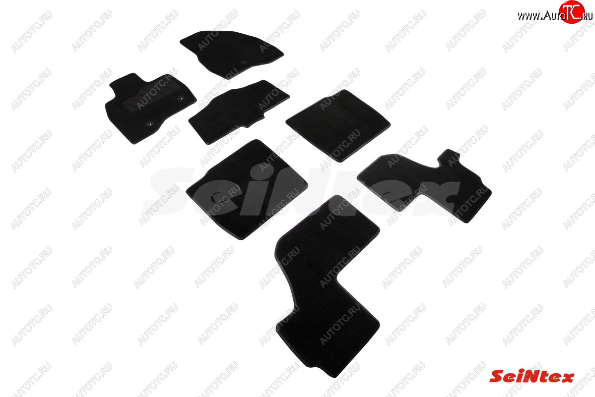 3 399 р. Текстильные коврики в салон V 15 (V3,5) SEINTEX LUX  Ford Explorer  U502 (2010-2016) дорестайлинг  с доставкой в г. Керчь