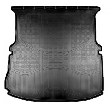 Коврик в багажник Norplast Unidec (со сложенным 3-им рядом) Ford Explorer U502 дорестайлинг (2010-2016) (Цвет: черный)