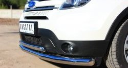 15 449 р. Защита переднего бампера (2 трубыØ76 и 75х42 мм, нержавейка) Russtal Ford Explorer U502 дорестайлинг (2010-2016)  с доставкой в г. Керчь. Увеличить фотографию 3
