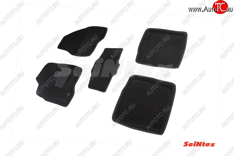 5 699 р. Комплект ковриков в салон 3D с текстильным покрытием Seintex  Ford Explorer  U502 (2010-2016) дорестайлинг  с доставкой в г. Керчь