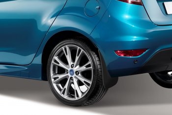 1 249 р. Брызговики задние HB Frosch Ford Fiesta 6 хэтчбэк 5 дв. рестайлинг (2012-2019)  с доставкой в г. Керчь. Увеличить фотографию 2