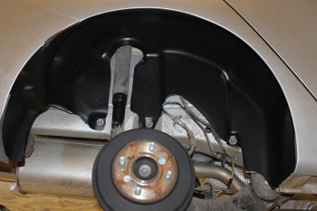 61 р. Левый подкрылок задний TOTEM Ford Fiesta 6 хэтчбэк 3 дв. рестайлинг (2012-2019)  с доставкой в г. Керчь. Увеличить фотографию 3