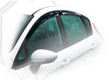 Дефлектора окон CA-Plastic Ford Fiesta 6 хэтчбэк 5 дв. дорестайлинг (2008-2012)