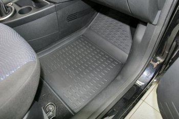2 399 р. Комплект ковриков салона Element (полиуретан) Ford Fiesta 5 хэтчбэк 5 дв. дорестайлинг (2001-2005)  с доставкой в г. Керчь. Увеличить фотографию 4
