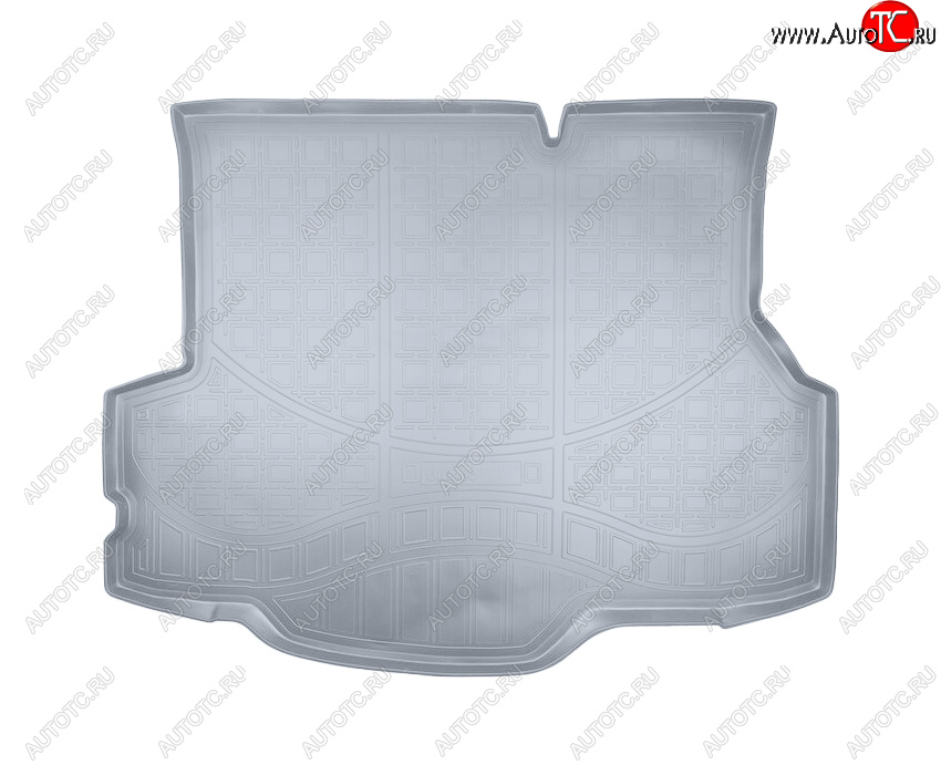 2 299 р. Коврик багажника Norplast Unidec  Ford Fiesta  6 (2012-2019) седан рестайлинг (Цвет: серый)  с доставкой в г. Керчь