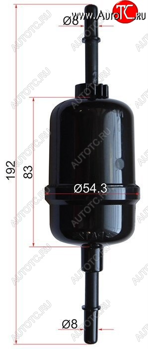 276 р. Топливный фильтр SAT  Ford Fiesta  5 (2001-2008), Ford Fusion  1 (2002-2012), Mazda Demio  2 DY (2002-2007)  с доставкой в г. Керчь