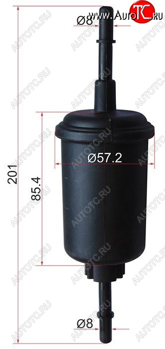 499 р. Топливный фильтр SAT  Ford Fiesta  5 (2001-2008), Mazda Demio  2 DY (2002-2007)  с доставкой в г. Керчь