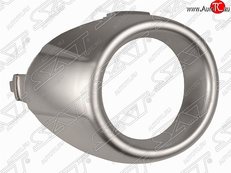 359 р. Правая оправа противотуманной фары SAT (хром)  Ford Fiesta  6 (2008-2013) хэтчбэк 3 дв. дорестайлинг, хэтчбэк 5 дв. дорестайлинг  с доставкой в г. Керчь