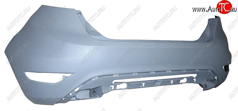 4 399 р. Задний бампер SAT Ford Fiesta 6 хэтчбэк 3 дв. дорестайлинг (2008-2013) (Неокрашенный)  с доставкой в г. Керчь