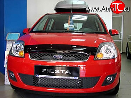 2 069 р. Дефлектор капота NovLine Ford Fiesta 5 хэтчбэк 5 дв. рестайлинг (2005-2008)  с доставкой в г. Керчь