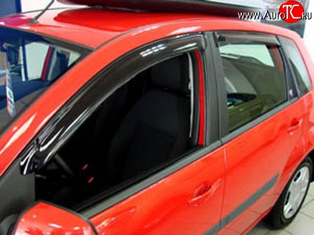 2 069 р. Дефлекторы окон (ветровики) Novline 4 шт Ford Fiesta 5 хэтчбэк 5 дв. дорестайлинг (2001-2005)  с доставкой в г. Керчь