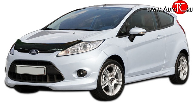2 024 р. Дефлектор капота NovLine Ford Fiesta 6 хэтчбэк 5 дв. дорестайлинг (2008-2012)  с доставкой в г. Керчь