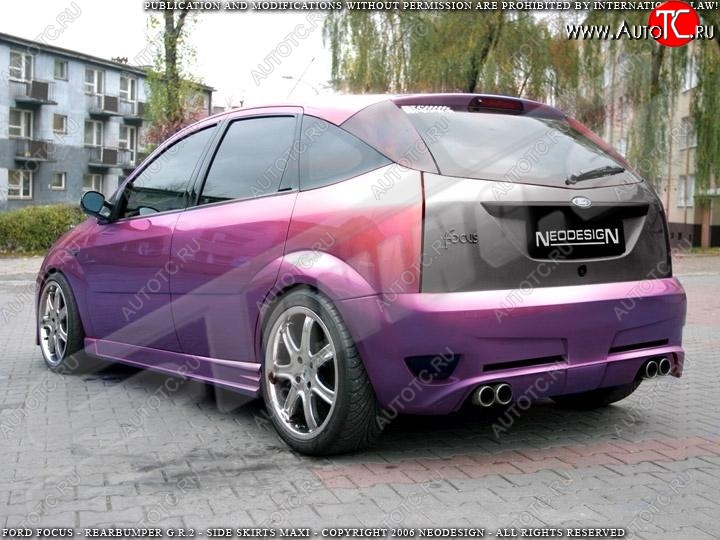 28 999 р. Задний бампер Neodesign Ford Focus 1 хэтчбэк 5 дв. дорестайлинг (1998-2002)  с доставкой в г. Керчь