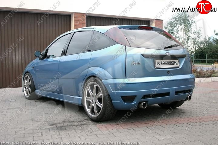 28 999 р. Задний бампер ST1 Ford Focus 1 хэтчбэк 3 дв. дорестайлинг (1998-2002)  с доставкой в г. Керчь