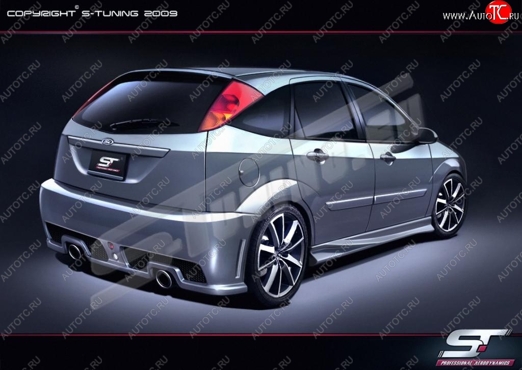 28 999 р. Задний бампер ST3 Ford Focus 1 хэтчбэк 5 дв. дорестайлинг (1998-2002)  с доставкой в г. Керчь