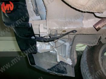 Кронштейн крепления задней юбки Sport Ford Focus  2 (2004-2008)  седан дорестайлинг, универсал дорестайлинг, хэтчбэк 3 дв. дорестайлинг, хэтчбэк 5 дв. дорестайлинг