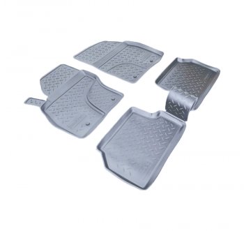 Коврики салона Norplast Unidec Ford Focus  2 (2007-2011) седан рестайлинг, универсал рестайлинг, хэтчбэк 3 дв. рестайлинг, хэтчбэк 5 дв. рестайлинг (Цвет: серый)