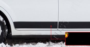 Молдинг двери на RA (задний правый) Ford Focus  2 (2007-2011) седан рестайлинг, универсал рестайлинг, хэтчбэк 5 дв. рестайлинг