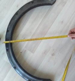 1 249 р. Универсальные расширители колёсных арок Uni KIA Forte седан (2008-2013) (Вылет 40 мм (без сужений к краям), Поверхность: глянец )  с доставкой в г. Керчь. Увеличить фотографию 2