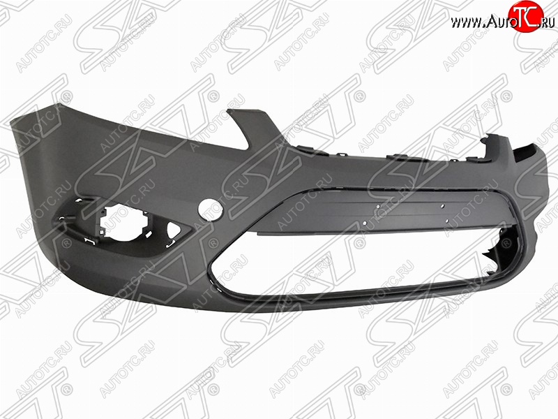 3 599 р. Передний бампер SAT  Ford Focus  2 (2007-2011) седан рестайлинг, универсал рестайлинг, хэтчбэк 3 дв. рестайлинг, хэтчбэк 5 дв. рестайлинг (Неокрашенный)  с доставкой в г. Керчь