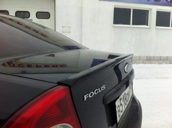 3 399 р. Лип спойлер АВТОКРАТ  Ford Focus  2 (2004-2011)  седан дорестайлинг, седан рестайлинг (Неокрашенный)  с доставкой в г. Керчь. Увеличить фотографию 2