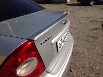 3 399 р. Лип спойлер АВТОКРАТ  Ford Focus  2 (2004-2011)  седан дорестайлинг, седан рестайлинг (Неокрашенный)  с доставкой в г. Керчь. Увеличить фотографию 4