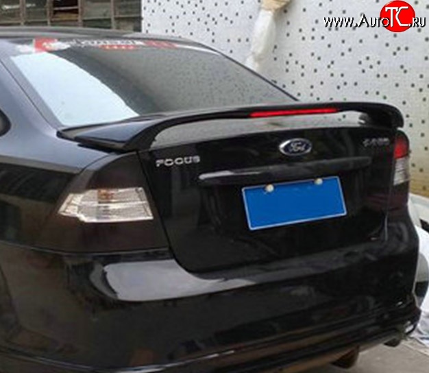 5 999 р. Спойлер M-VRS Ford Focus 2 седан рестайлинг (2007-2011) (Неокрашенный)  с доставкой в г. Керчь
