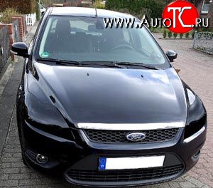 1 484 р. Темная защита передних фар NovLine Ford Focus 2 универсал рестайлинг (2007-2011)  с доставкой в г. Керчь