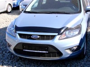 4 599 р. Дефлектор капота NovLine Ford Focus 2 седан рестайлинг (2007-2011)  с доставкой в г. Керчь. Увеличить фотографию 3