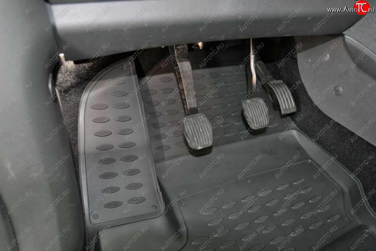 2 199 р. Коврики в салон (полиуретан) Element Ford Focus 2 универсал рестайлинг (2007-2011)  с доставкой в г. Керчь