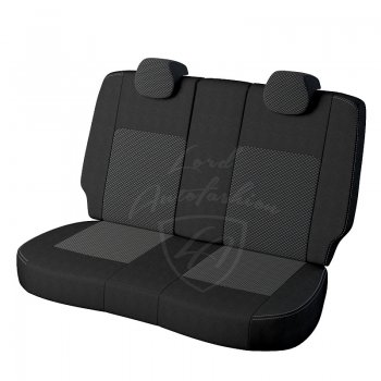 Чехлы для сидений (Ghia Titanium) Lord Autofashion Турин (жаккард) Ford Focus  2 (2004-2011)  седан дорестайлинг, универсал дорестайлинг, хэтчбэк 3 дв. дорестайлинг, хэтчбэк 5 дв. дорестайлинг, седан рестайлинг, универсал рестайлинг, хэтчбэк 3 дв. рестайлинг, хэтчбэк 5 дв. рестайлинг (Черный, вставка Люкс-77)