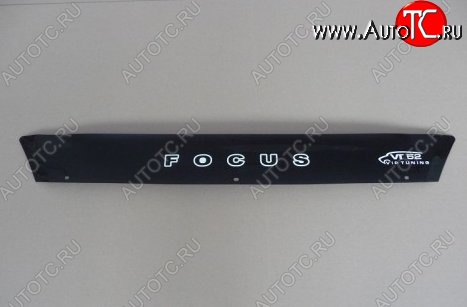 999 р. Дефлектор капота Russtal (короткий) Ford Focus 2 хэтчбэк 3 дв. дорестайлинг (2004-2007)  с доставкой в г. Керчь