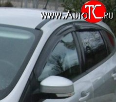 2 199 р. Комплект дефлекторов окон (ветровиков) 4 шт. Novline (литьевой поликарбонат) Ford Focus 2 хэтчбэк 5 дв. дорестайлинг (2004-2008)  с доставкой в г. Керчь