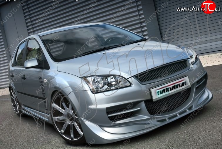 25 899 р. Передний бампер CSR Ford Focus 2 хэтчбэк 3 дв. дорестайлинг (2004-2007)  с доставкой в г. Керчь