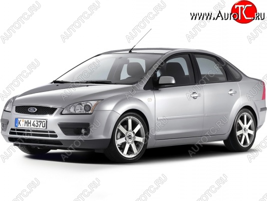3 199 р. Бампер передний Стандартный Ford Focus 2 хэтчбэк 3 дв. дорестайлинг (2004-2007) (Неокрашенный)  с доставкой в г. Керчь