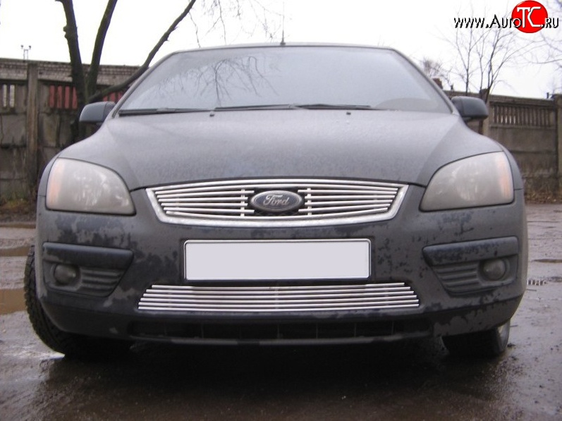 5 399 р. Декоративная вставка воздухозаборника Berkut Ford Focus 2  седан дорестайлинг (2004-2008)  с доставкой в г. Керчь